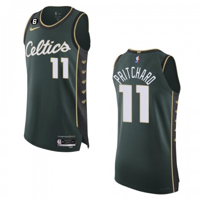 Boston Celtics #11 Payton Pritchard Nike Turquoise 2022-23 Authentic Jersey - City Edition Men's
